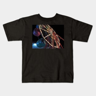 a ferris wheel in the night Kids T-Shirt